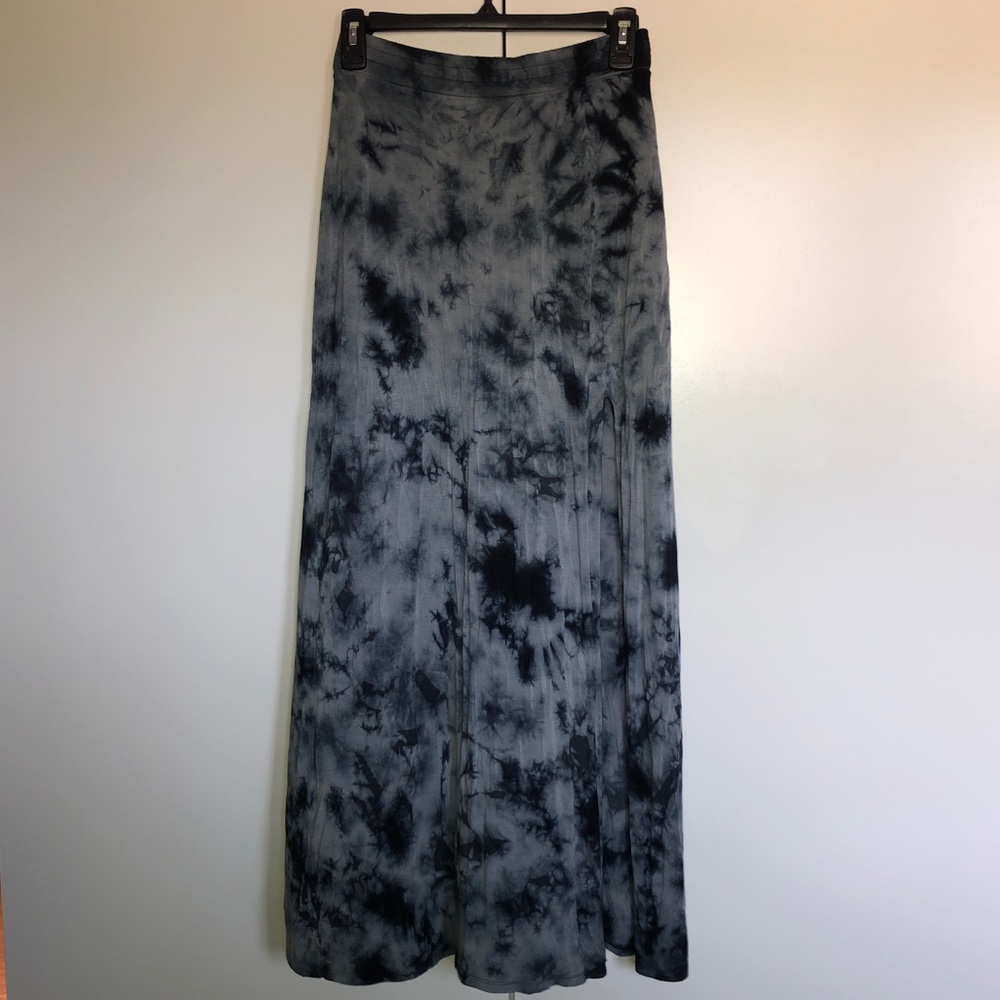 Tie dye maxi skirt